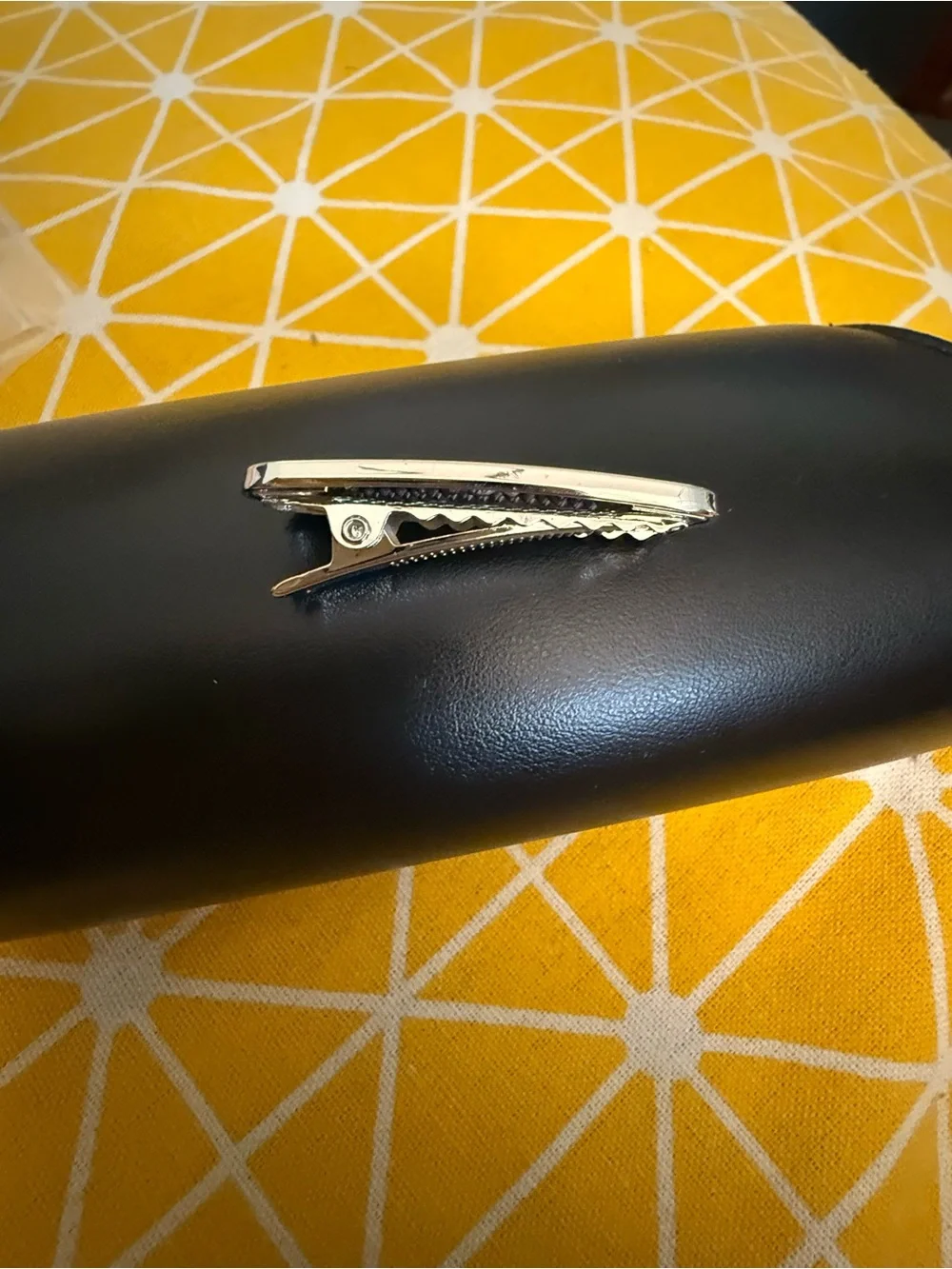 Celine Silver-Tone Metal Hair Clip